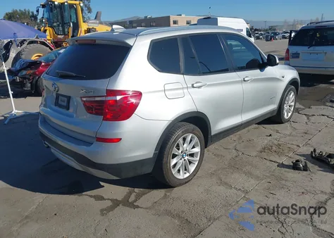 2015 BMW X3 xDrive28I z USA, uszkodzony, nr VIN 5UXWX9C5XF0D56127